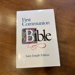 First Communion, Bible, St. Joseph Edition Shipping Available