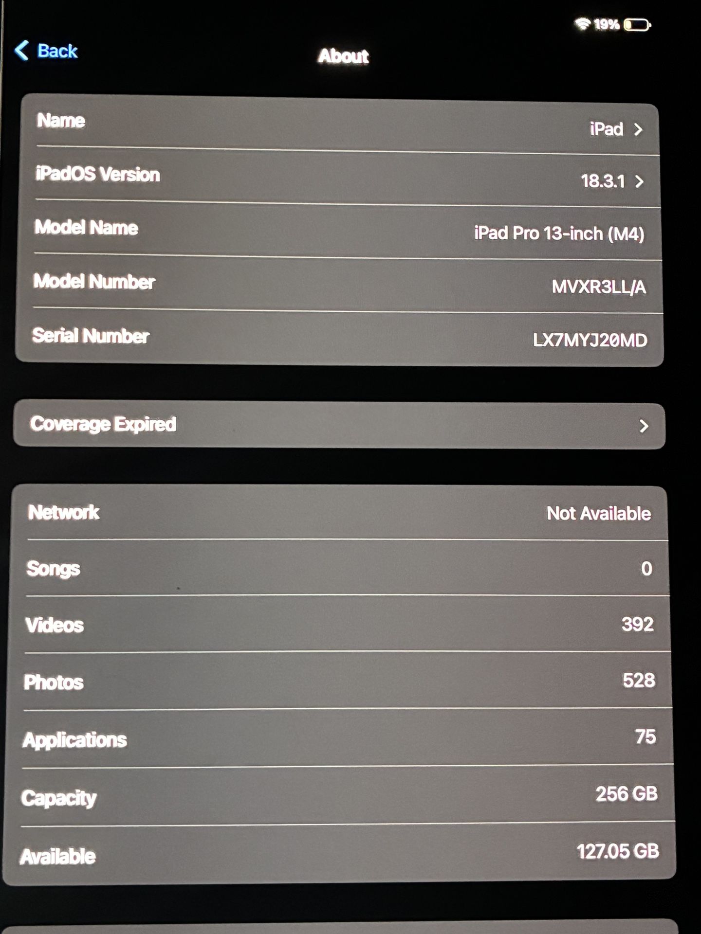 iPad Pro 13 Inch Black