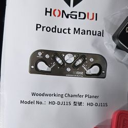 Chamfer Plane Edge Plane Corner Plane Quick Edge Trimmer Chamfering Tool with 3 Carbide Insert for Woodworking