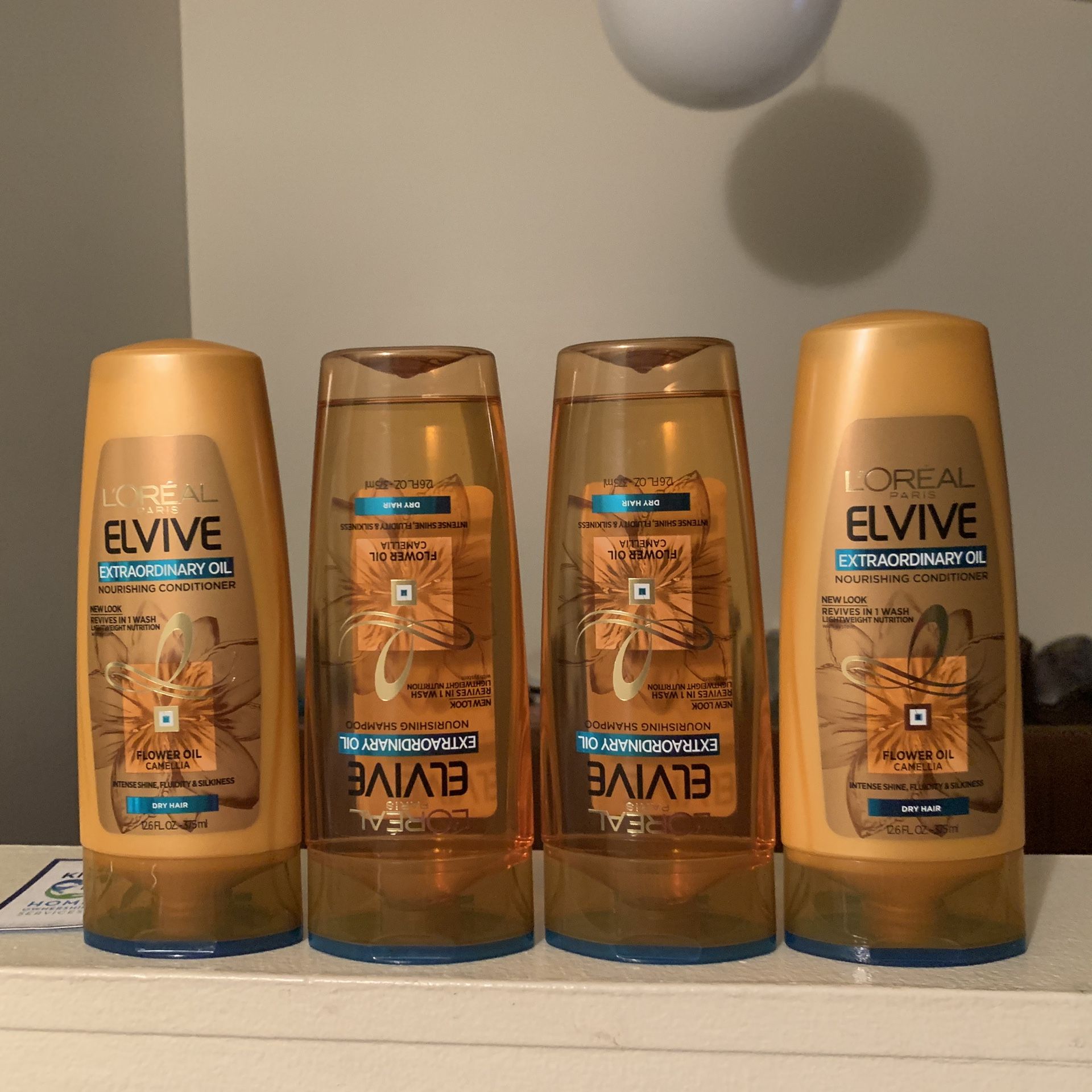LOREAL SHAMPOO & CONDITIONER (everything in picture)