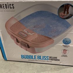 Bubble Bliss Deluxe Footbath 