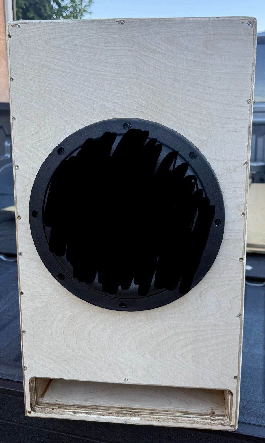10” Ported Subwoofer Box Double Baffle
