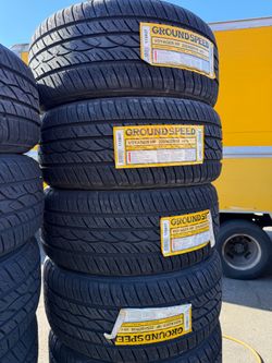✅vendo set de llantas 225/40r18 ground speed nuevas con 45,000 millas de garantía