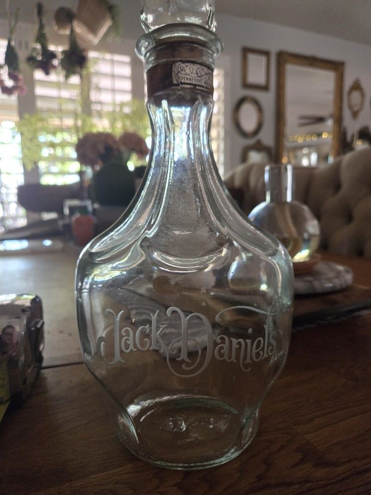 Antique Jack Daniels Bottle Bell Of Lincoln