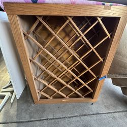 Wooden Wine rack 24”x12”x30” tall