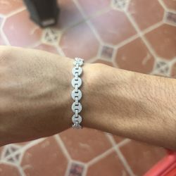 Diamond Test Approved Moissanite Cuban Bracelet 