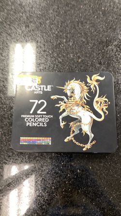Castle Arts 72 Colored Pencils Tin Set