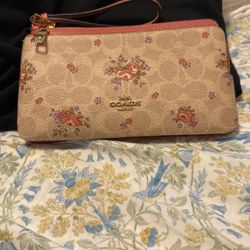 Brand New Double Zipper Coach Wallet 