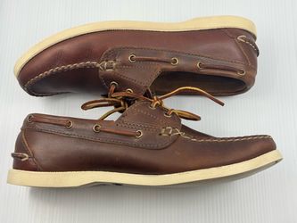 Oakstreet Bootmakers Natural Chromexel Boat Shoe 7D $99 OR Trade