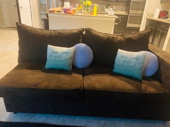Small Brown Sofa