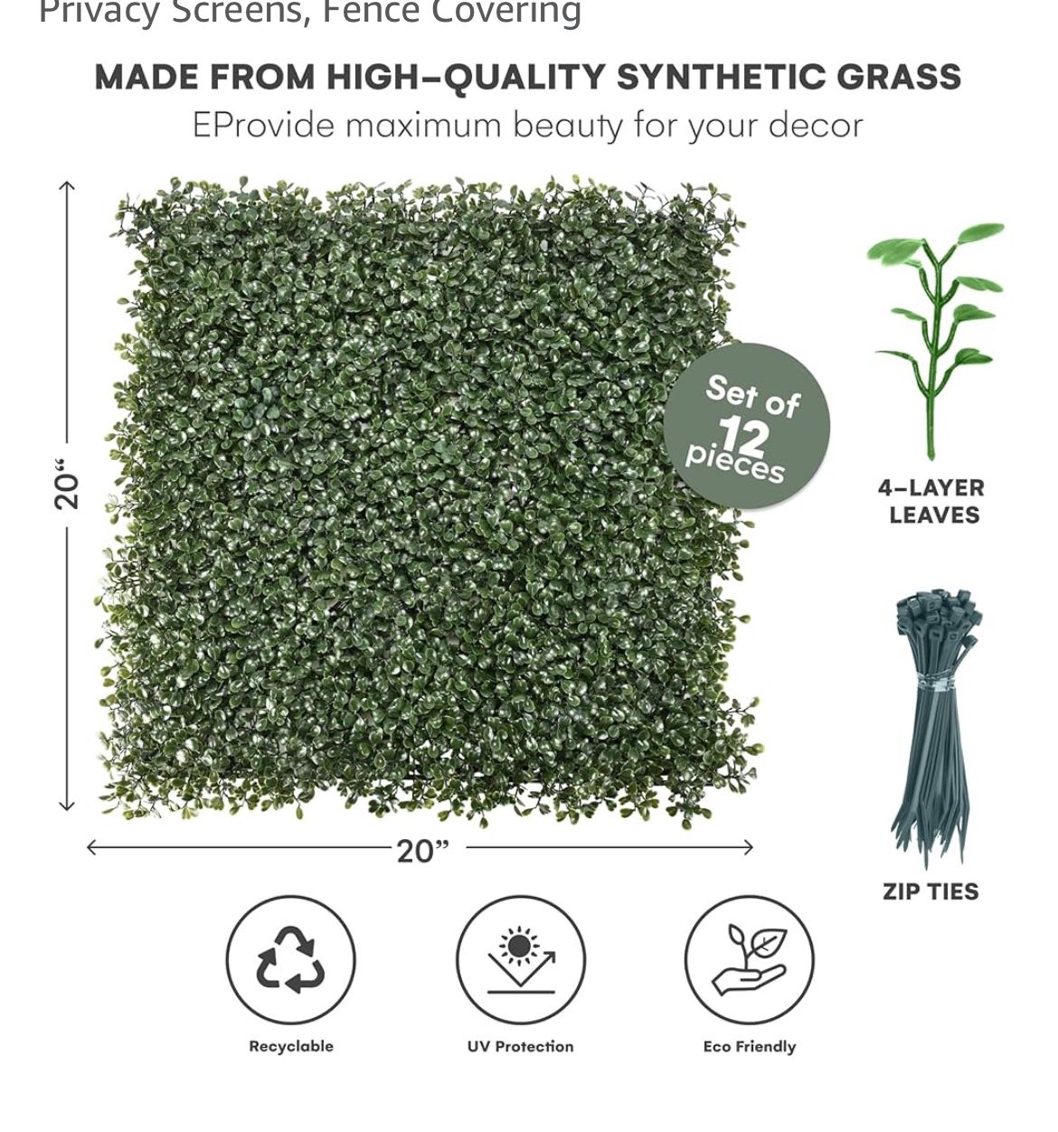 Grass Wall Panels Pack