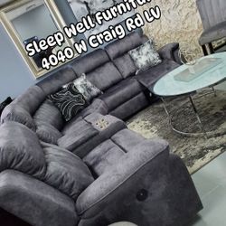 ✨️ Reclining Sectional Sofas ✨️ Furniture Queen Beds, Dining Avail 