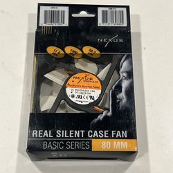Nexus 80mm B/W Real Silent Case Fan Basic Series