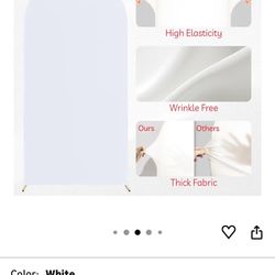 Arch Backdrop Cover (white)