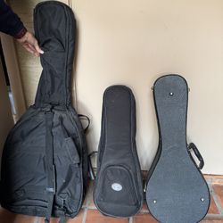 Guitar, Ukulele, Mandolin Cases