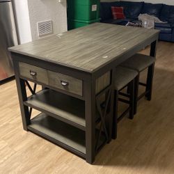 Dining Table With Stools