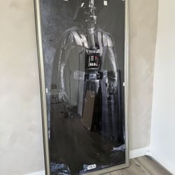 Giant Star Wars Darth Vader Framed Posted