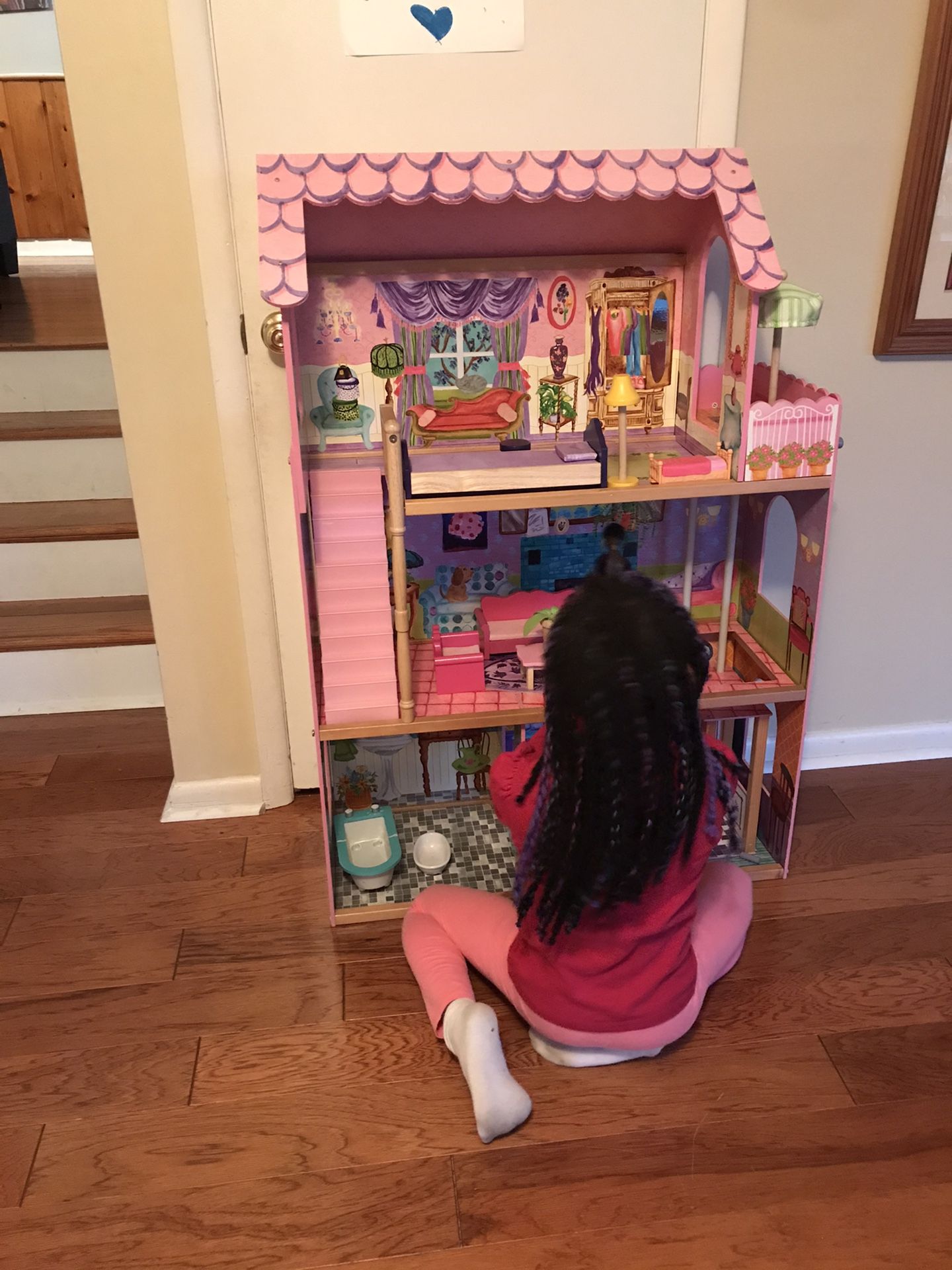 Large Wooden Doll House