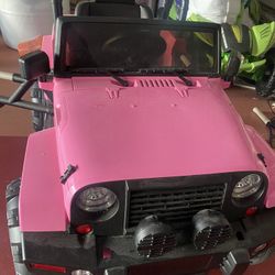 Girls Jeep Pink 