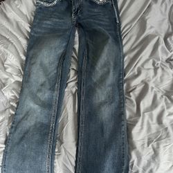 Y2K Low Rise Platium Plush Jeans