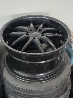 19x10 And 18x18.5 Full Custom Staggered Wheels 