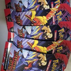 5 Destined Rivals Sleeved Packs 
