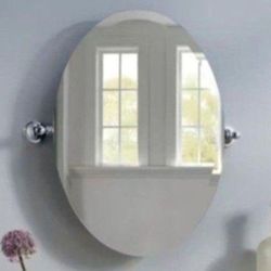 Delta Silverton 26 in. H x 22 in. W Single Wall Mirror in Chrome