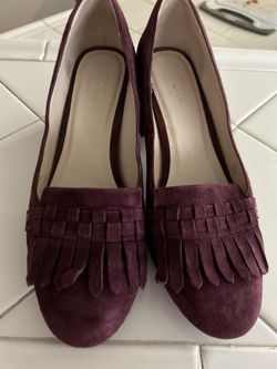 Cole Haan Suede Lavender Heels