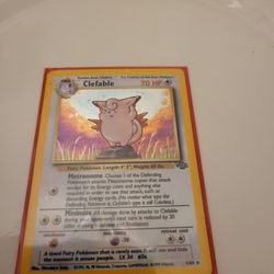 Clefable Jungle Edition Pokemon