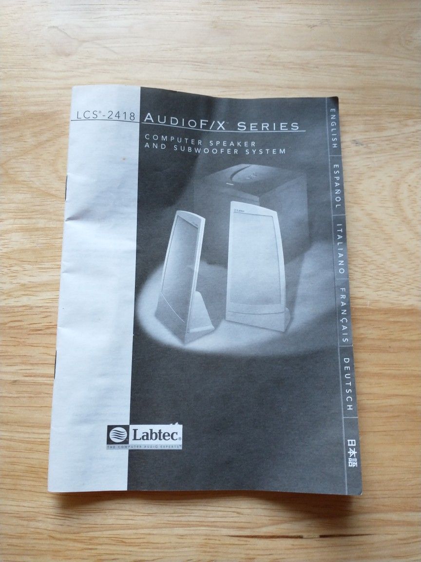 Labtec Speakers And Woofer