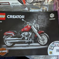 Lego Harley Davidson Fat Boy Complete Set! 