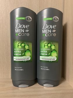 Dove Men Extra Fresh Body Wash, Price for Both (multiple sets available)