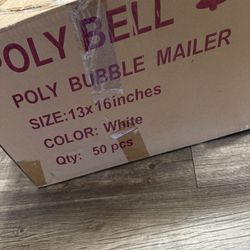 13x16 Poly Bubble Mailers – White
