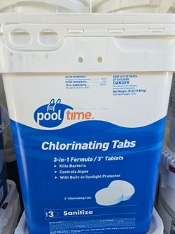 35lbs Chlorine tabls