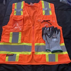 Gloves, Vest, Glasses Construction 