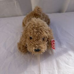 Gund  Barky Light Brown Puppy Dog Plush Stuffed Animal 