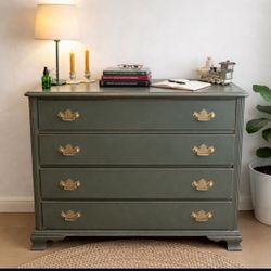 Vintage olive green dresser FREE DELIVERY