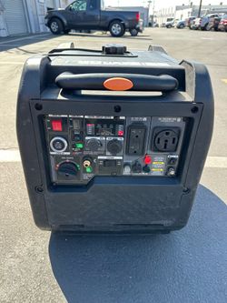 Genmax 7250 inverter generator with 50 Amp plug