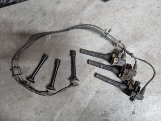 1996 to 2002 Toyota 4Runner T100 Tacoma Tundra 3.4L V6 Ignition Coil 5VZFE OEM 3 COILS Wires