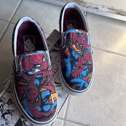Spiderman Vans Size 5.5 