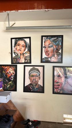 artwork with frame