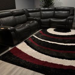 Powered Recline Sectional Couch