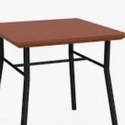 Brand New Industrial Style End Table 23.5” Wide x 23” Depth x 24” High with Loft Oak Wood Color Top