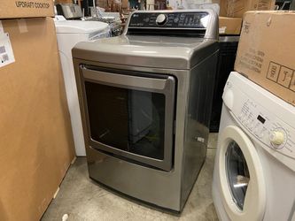 LG Grey Clothes Dryer with Sensor Dry Model #DLG7201VE