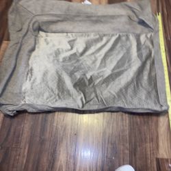 L Shape Large Dog Bed Tan