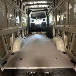 Mercedes Sprinter Van Interior Panels and Flooring – 144WB & 170WB 