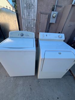 Maytag gas dryer and Kenmore washing machine