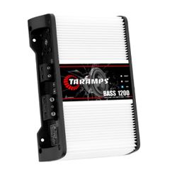 Taramps MD 1200.1 Monoblock Amplifier 1 Ohm 1200 Watts Rms 1 Channel Powerful Full Range Car Audio System, Crossover Bass Boost Gain Rca Input Class D