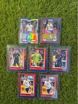 2025-26 Donruss & Panini Prizm Road to FIFA World Cup USA (7) Card Lot