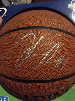 D'Angelo Russell Autographed Ball